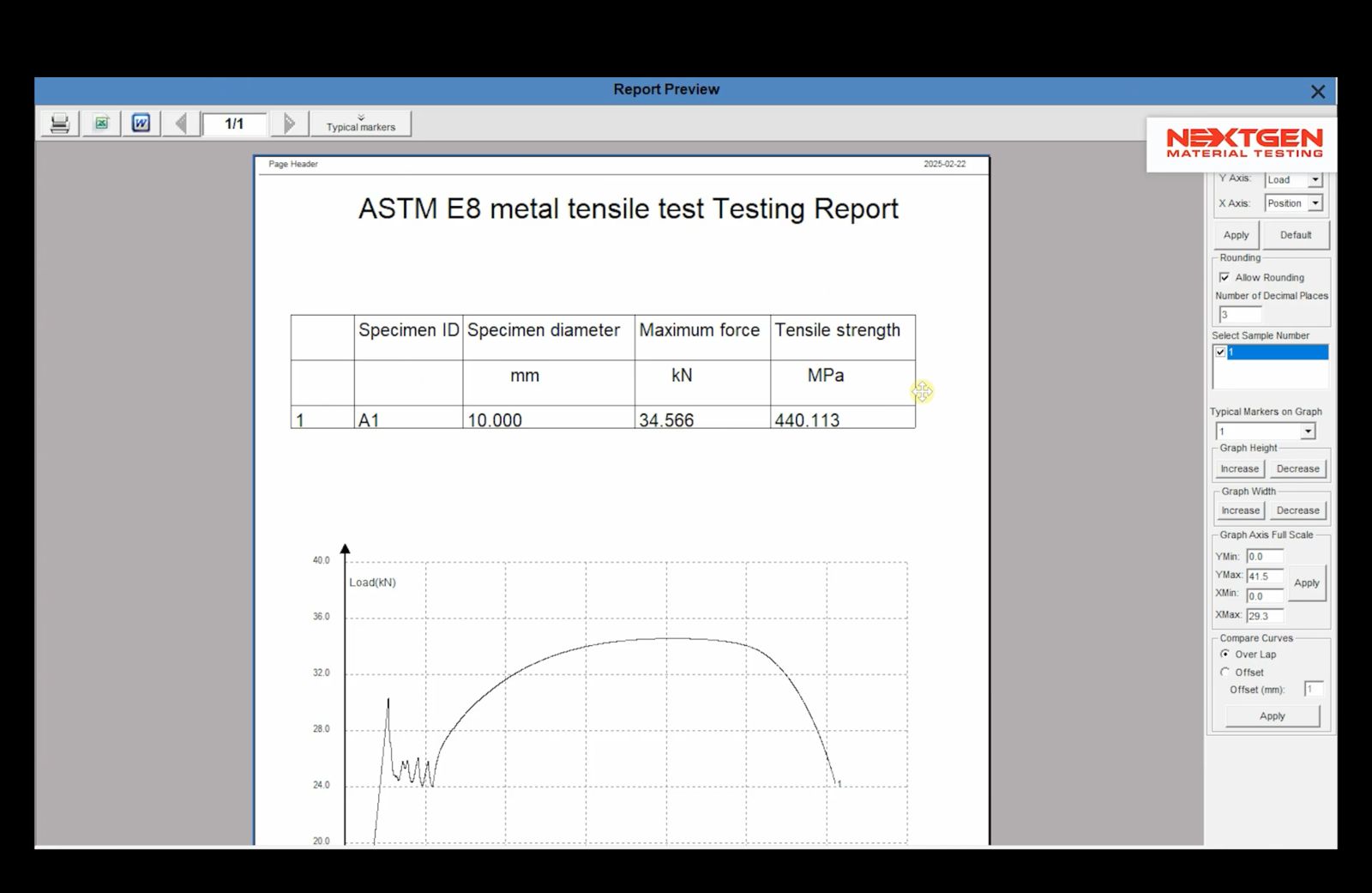 GenTest V 2.0: Advanced Testing Software for Servo-Hydraulic Universal Testing Machines